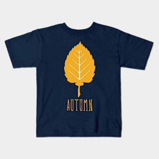 Autumn, Fall Leaf Kids T-Shirt